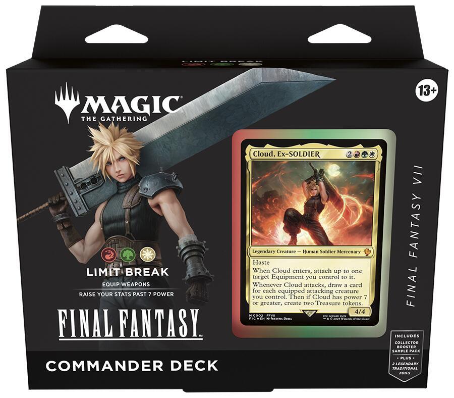 FINAL FANTASY Commander Deck - FINAL FANTASY VII Limit Break | D20 Games