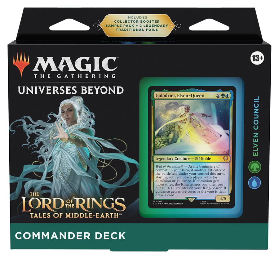 Lord of the Rings: Tales of Middle-earth Commander Deck: Elven Council | D20 Games