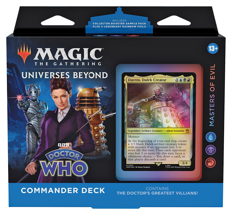 Doctor Who Commander Decks - Masters of Evil | D20 Games