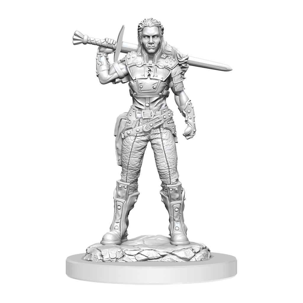 D&D NOLZUR'S MARVELOUS MINIATURES: ORC FIGHTER FEMALE | D20 Games