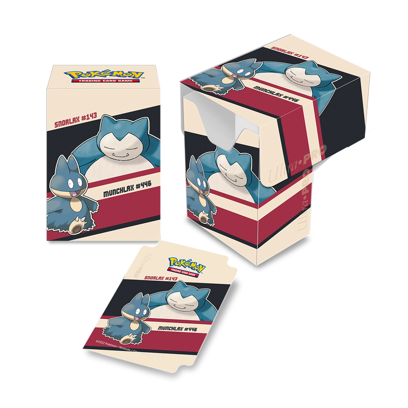 Pokemon Munchlax and Snorlax Deck Box | D20 Games