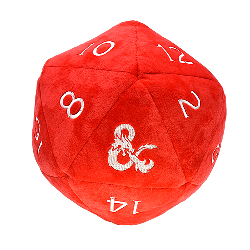 Ultra Pro Jumbo D20 Plush - Red | D20 Games