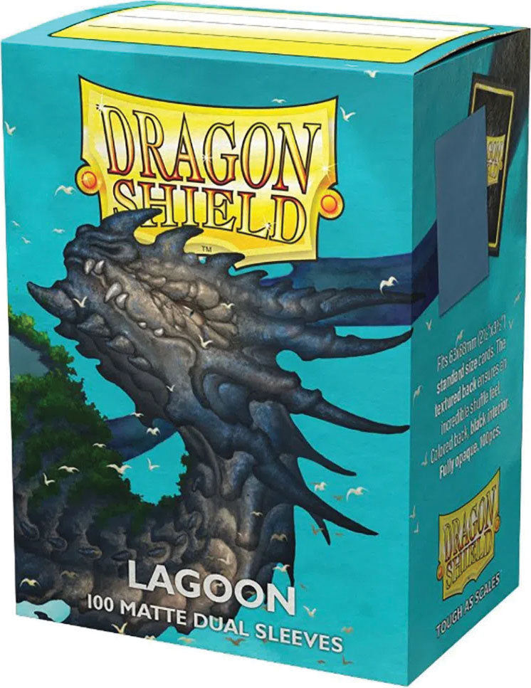 Dragon Shields: (100) Matte Dual - Lagoon | D20 Games