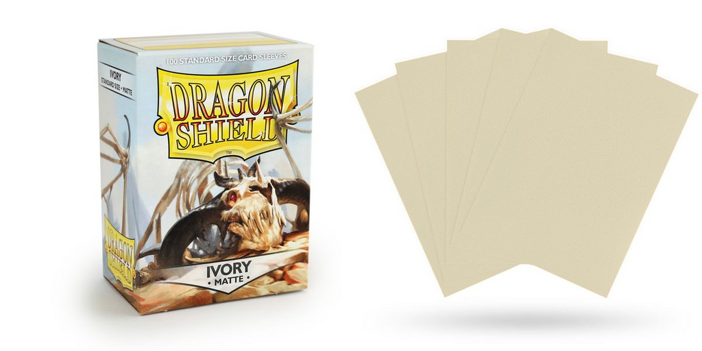 Dragon Shield Matte Ivory Sleeves