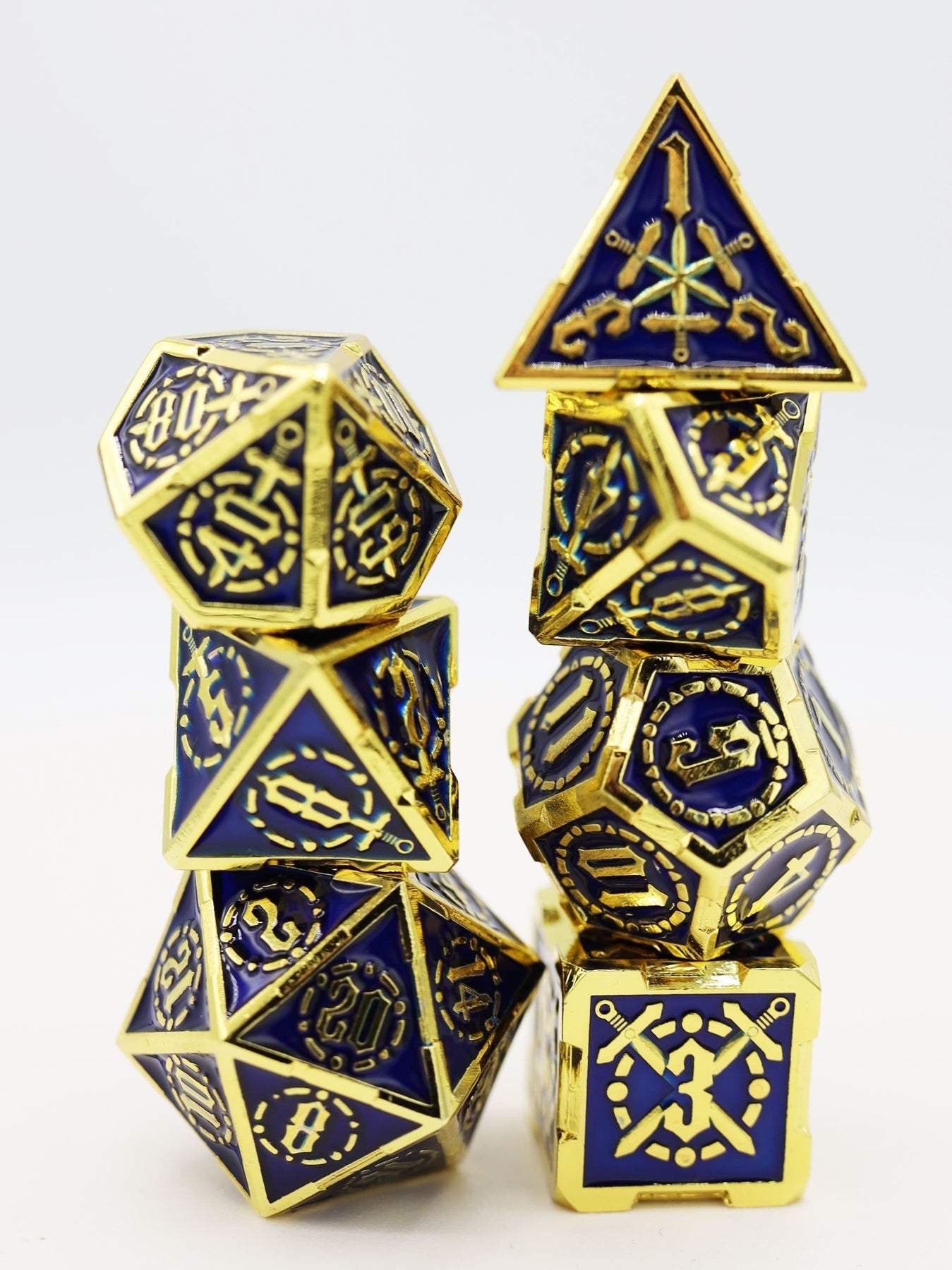 Deep Sea Sword RPG Metal Dice Set | D20 Games