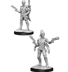 Starfinder Battles Primed and Unpainted Miniatures | D20 Games