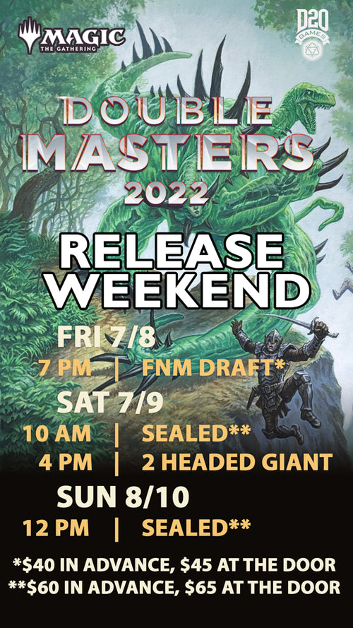 Double Masters 2022 Events and Info
