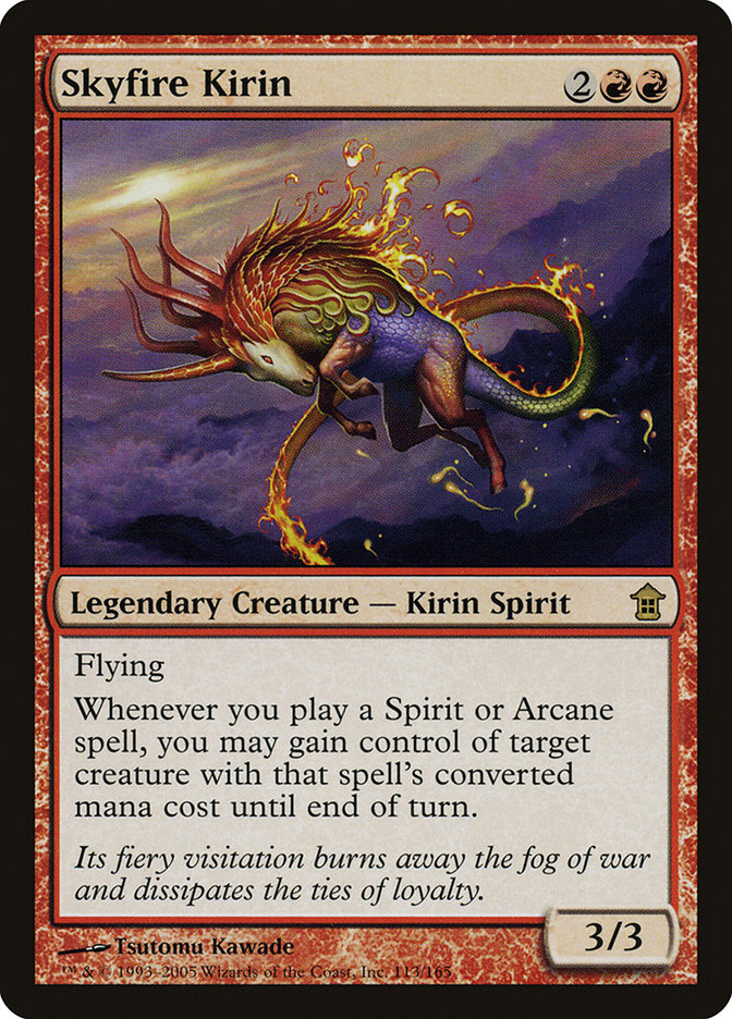 Skyfire Kirin [Saviors of Kamigawa] | D20 Games