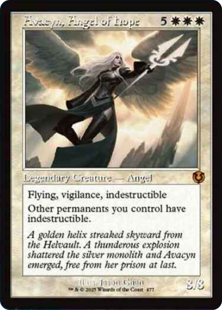 Avacyn, Angel of Hope (Retro Frame) [Innistrad Remastered] | D20 Games