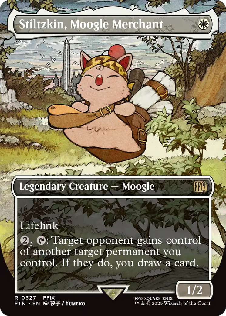 Stiltzkin, Moogle Merchant (Borderless) [FINAL FANTASY] | D20 Games