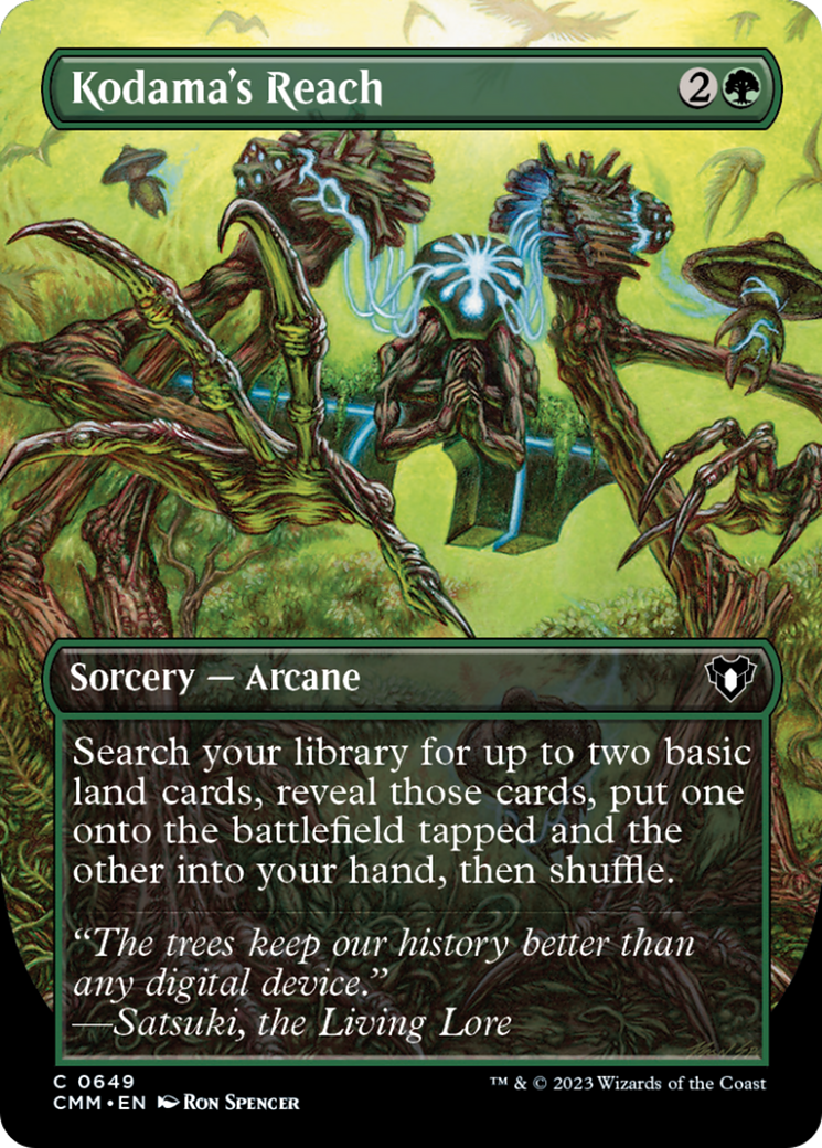 Kodama's Reach (Borderless Alternate Art) [Commander Masters] | D20 Games