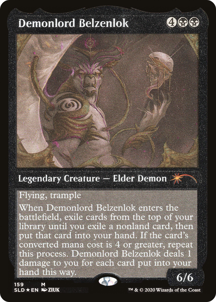 Demonlord Belzenlok (Foil Etched) [Secret Lair Drop Series] | D20 Games