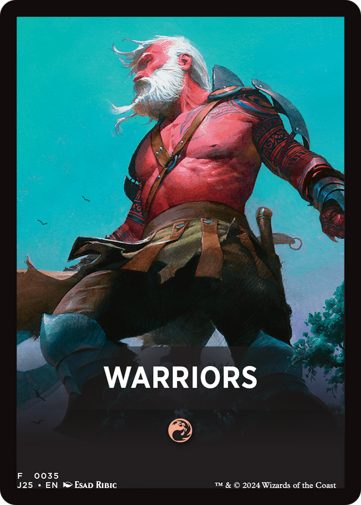 Warriors Theme Card [Foundations Jumpstart Front Cards] | D20 Games