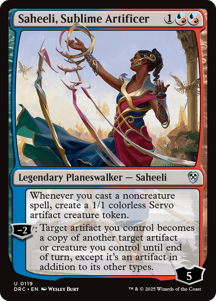 Saheeli, Sublime Artificer [Aetherdrift Commander] | D20 Games