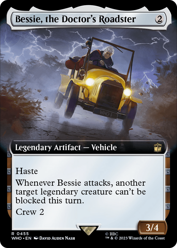Bessie, the Doctor's Roadster (Extended Art) [Doctor Who] | D20 Games