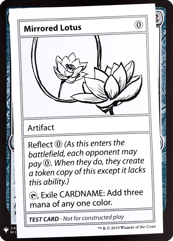 Mirrored Lotus [Mystery Booster Playtest Cards] | D20 Games