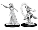 Deep Cuts Unpainted Miniatures: Female Human Wizard