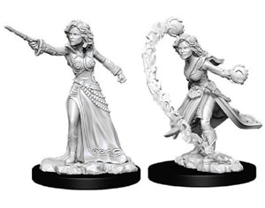 Deep Cuts Unpainted Miniatures: Female Human Wizard