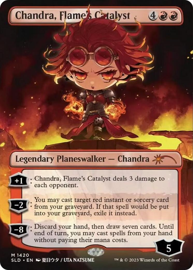 Chandra, Flame's Catalyst (Rainbow Foil) [Secret Lair Drop Series] | D20 Games