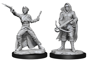 Deep Cuts Unpainted Miniatures: W15 Bounty Hunter and Outlaw
