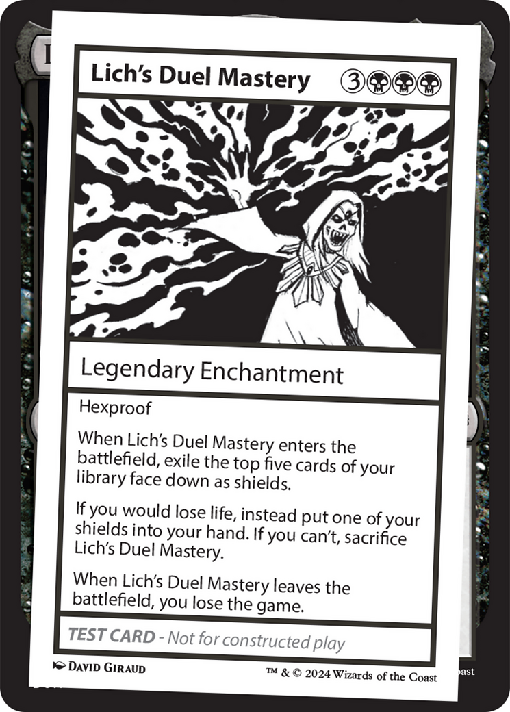 Lich's Duel Mastery [Mystery Booster 2 Playtest Cards] | D20 Games