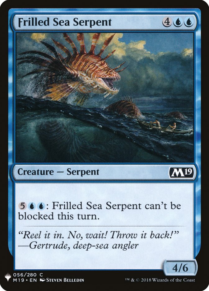 Frilled Sea Serpent [Mystery Booster] | D20 Games