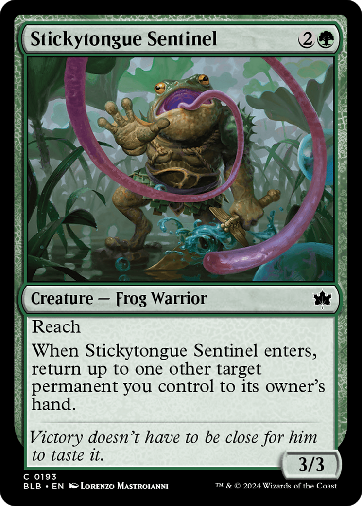 Stickytongue Sentinel [Bloomburrow] | D20 Games