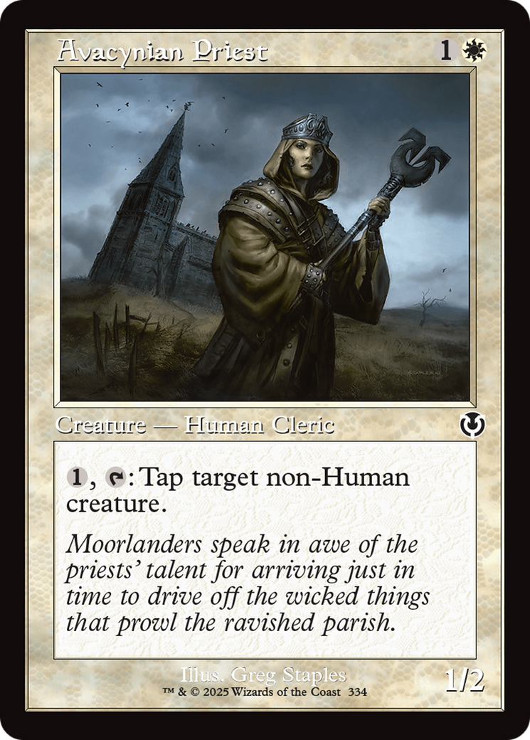 Avacynian Priest (Retro Frame) [Innistrad Remastered] | D20 Games