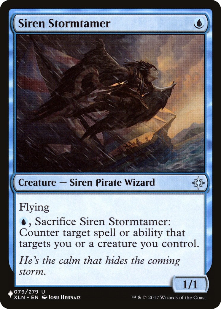 Siren Stormtamer [The List Reprints] | D20 Games