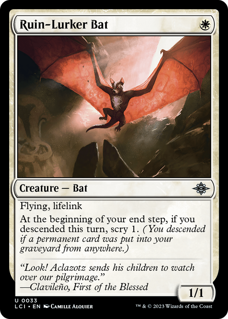 Ruin-Lurker Bat [The Lost Caverns of Ixalan] | D20 Games