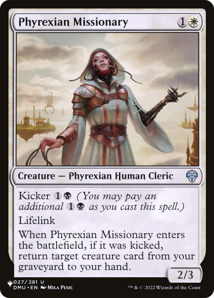 Phyrexian Missionary [The List] | D20 Games