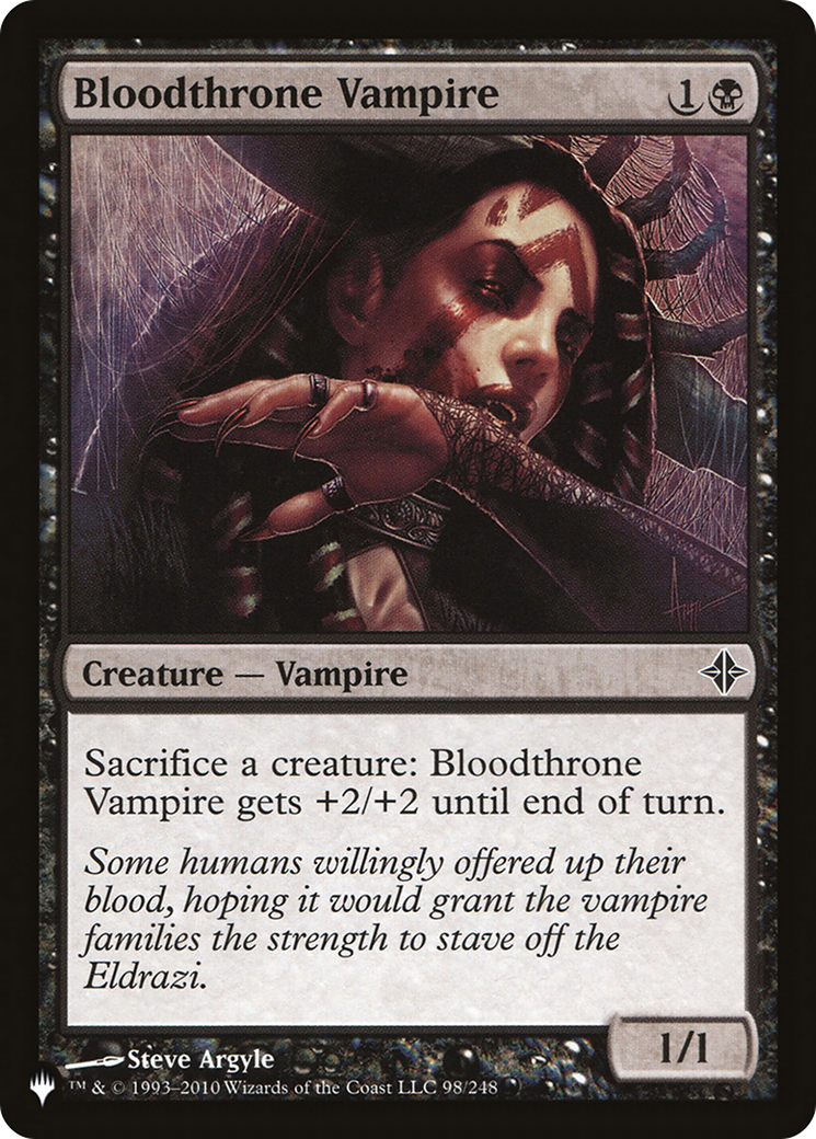 Bloodthrone Vampire [The List Reprints] | D20 Games