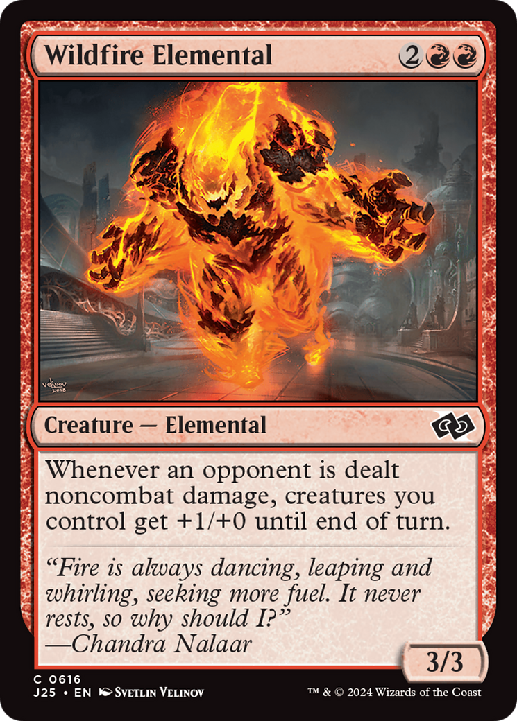 Wildfire Elemental [Foundations Jumpstart] | D20 Games