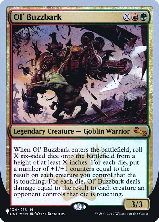 Ol' Buzzbark (Unfinity Foil Edition) [The List] | D20 Games