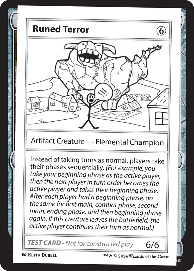 Runed Terror [Mystery Booster 2 Playtest Cards] | D20 Games