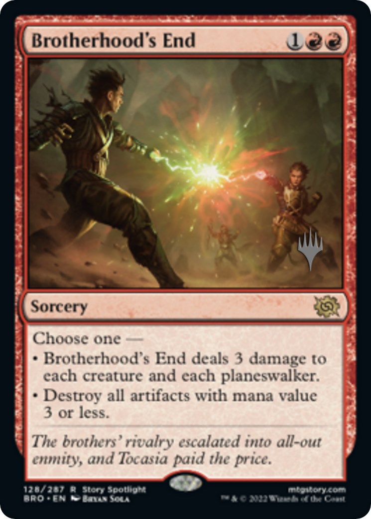 Brotherhood's End (Promo Pack) [The Brothers' War Promos] | D20 Games