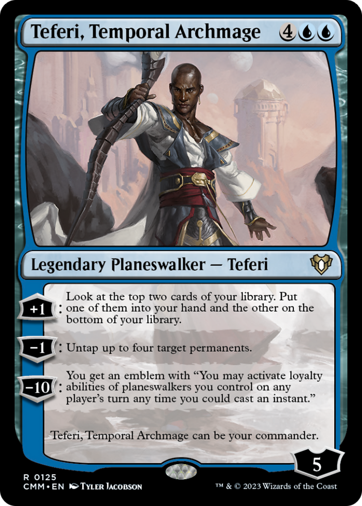 Teferi, Temporal Archmage [Commander Masters] | D20 Games