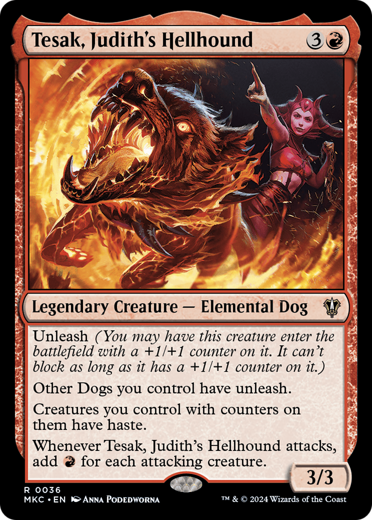 Tesak, Judith's Hellhound [Murders at Karlov Manor Commander] | D20 Games