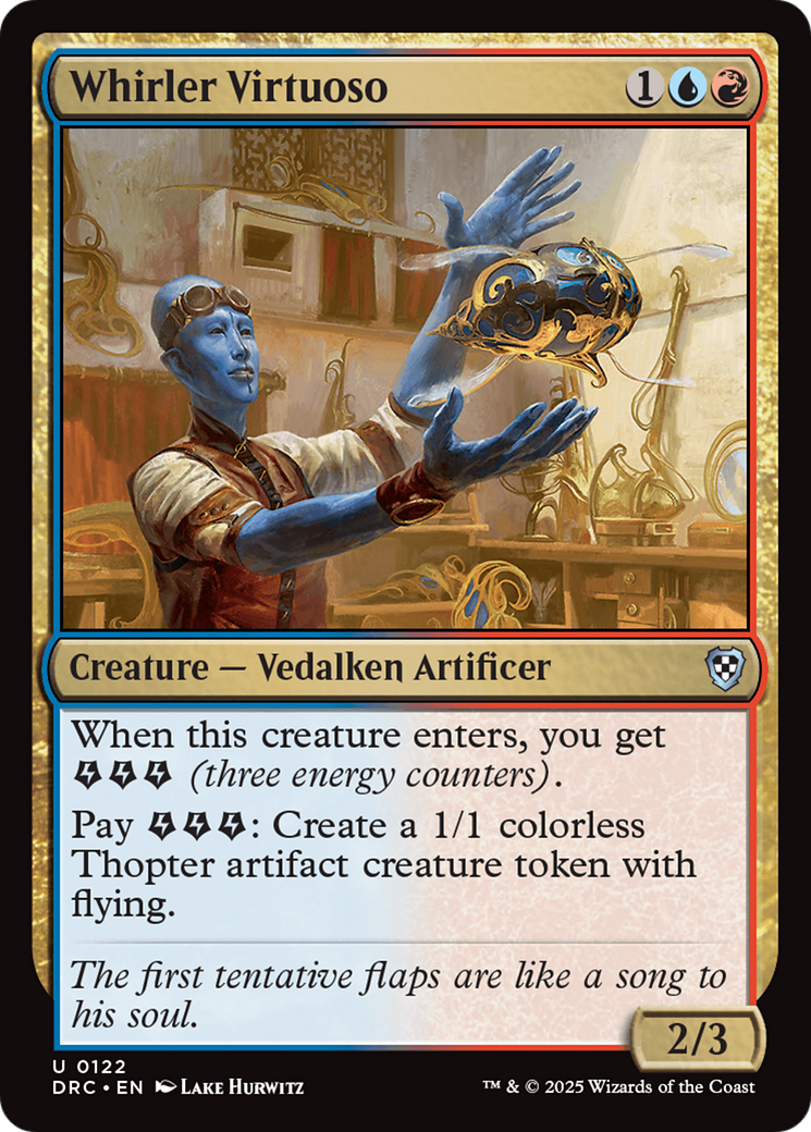 Whirler Virtuoso [Aetherdrift Commander] | D20 Games