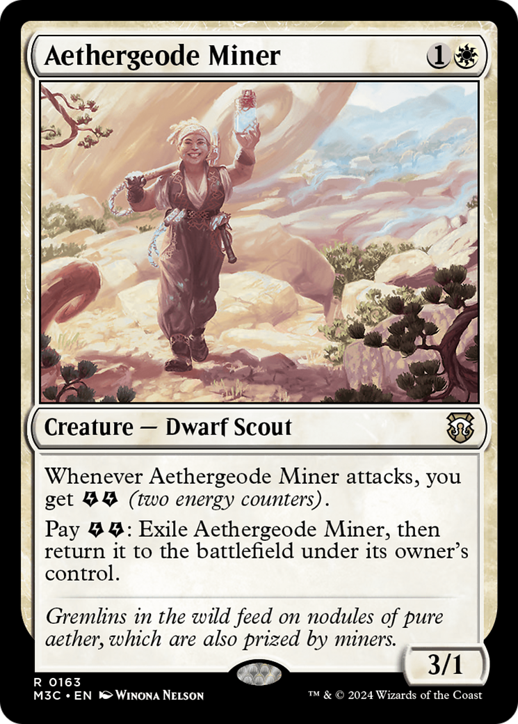 Aethergeode Miner [Modern Horizons 3 Commander] | D20 Games