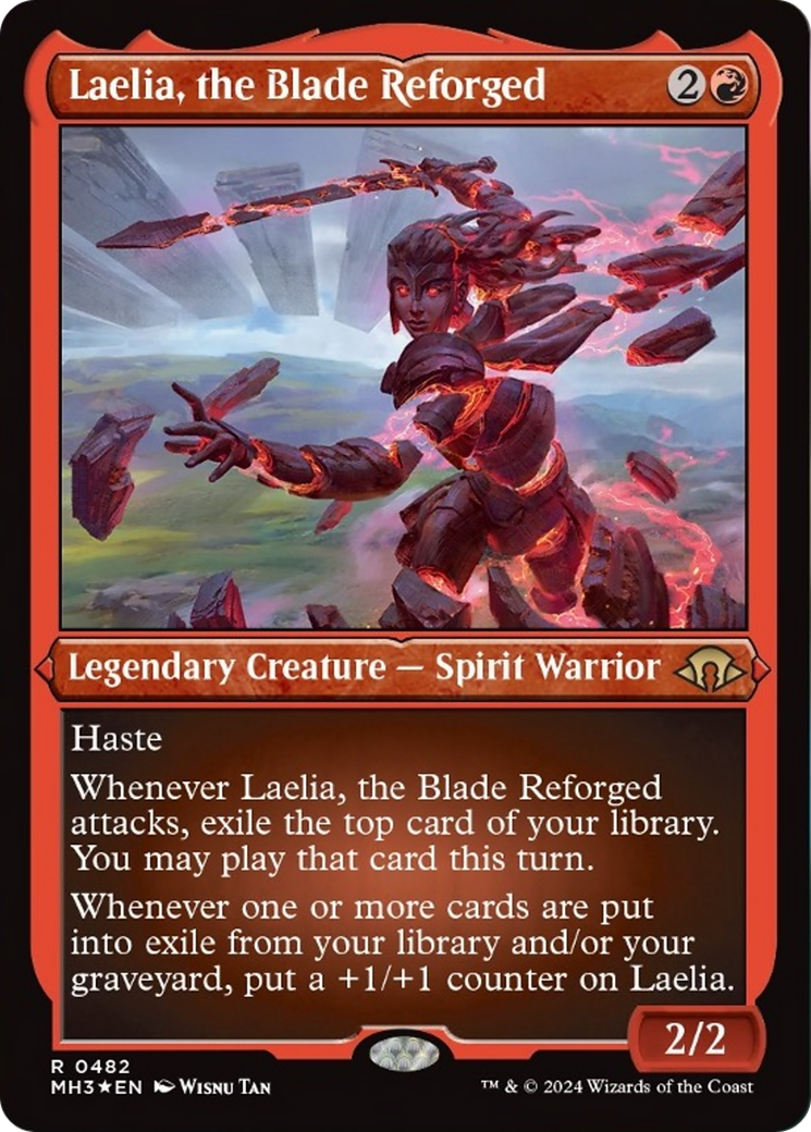 Laelia, the Blade Reforged (Foil Etched) [Modern Horizons 3] | D20 Games