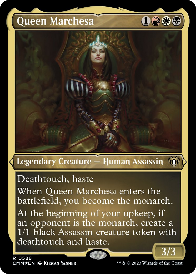 Queen Marchesa (Foil Etched) [Commander Masters] | D20 Games