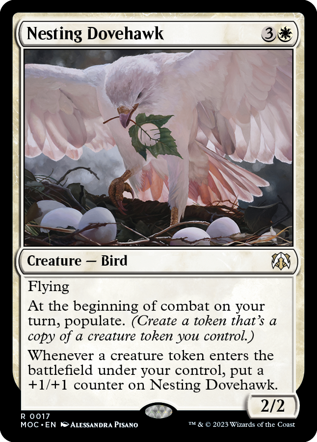 Nesting Dovehawk [March of the Machine Commander] | D20 Games