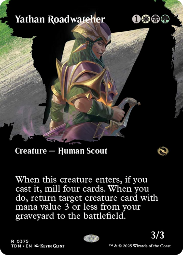 Yathan Roadwatcher (Borderless) [Tarkir: Dragonstorm] | D20 Games