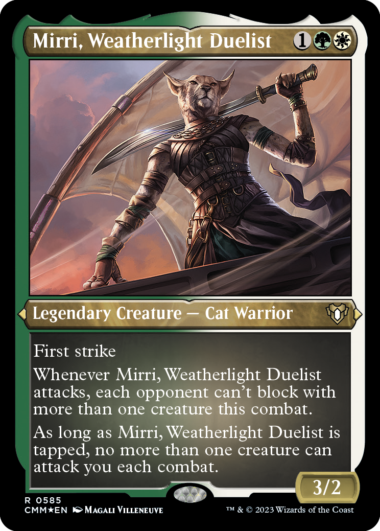 Mirri, Weatherlight Duelist (Foil Etched) [Commander Masters] | D20 Games