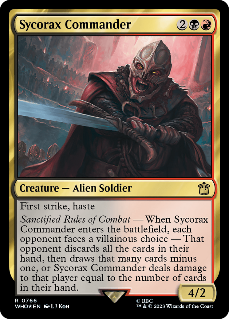 Sycorax Commander (Surge Foil) [Doctor Who] | D20 Games