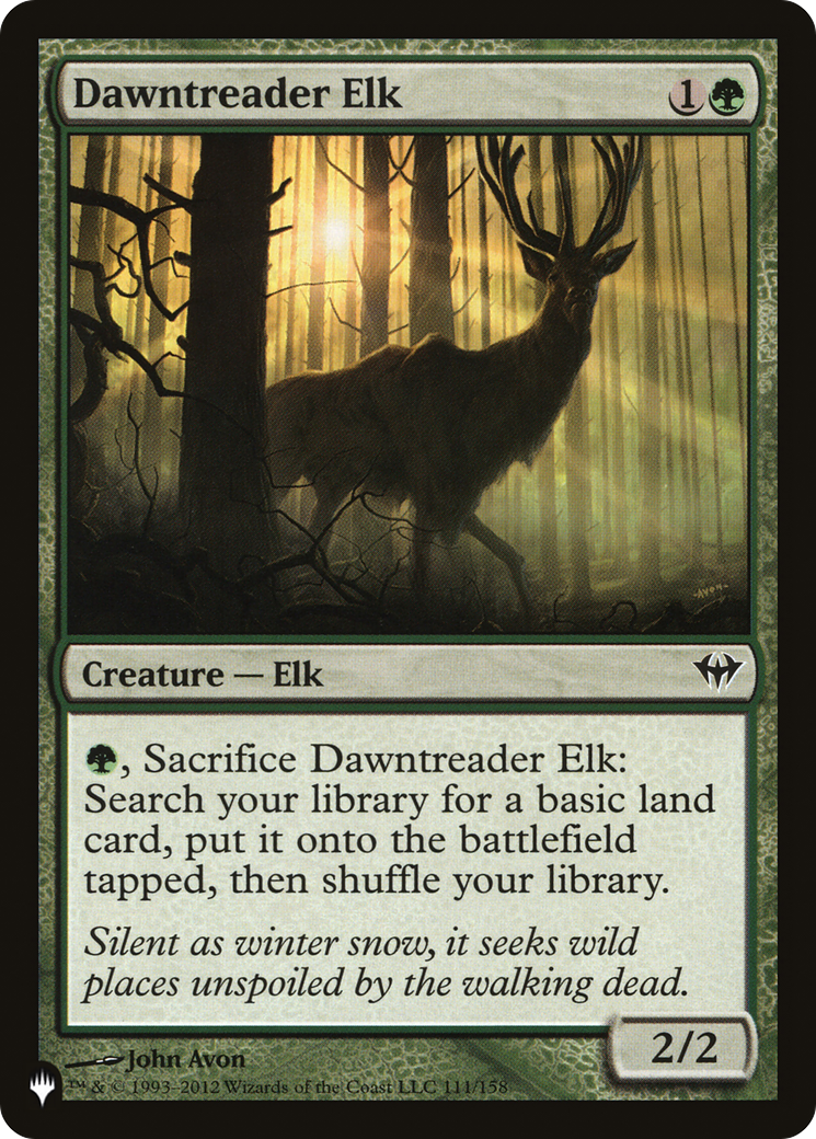 Dawntreader Elk [The List] | D20 Games