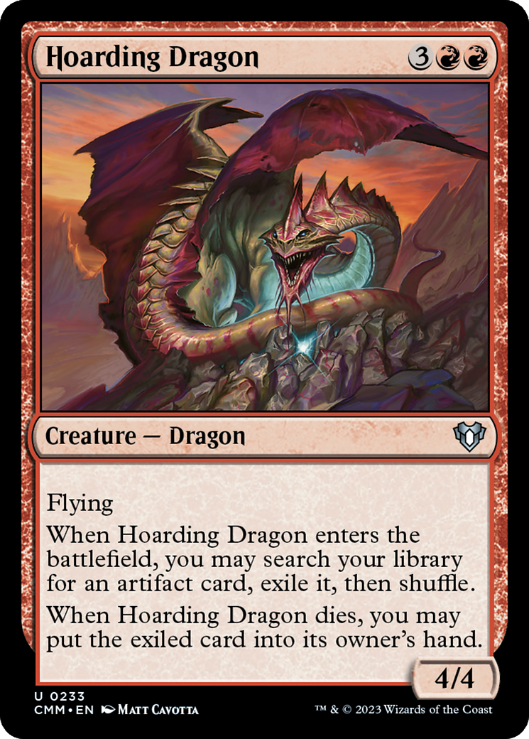 Hoarding Dragon [Commander Masters] | D20 Games