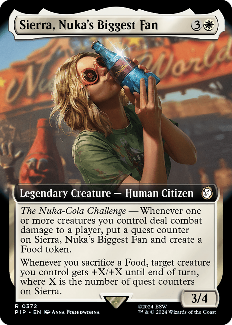 Sierra, Nuka's Biggest Fan (Extended Art) [Fallout] | D20 Games