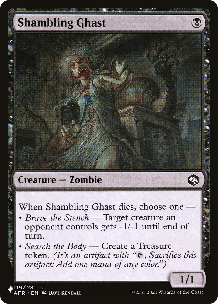 Shambling Ghast [The List Reprints] | D20 Games